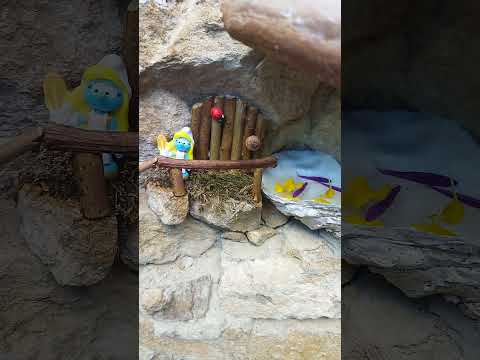 Видео: Дом смурфиков, там где живёт снежный человек!The house of the mountain Smurfs is where bigfoot lives