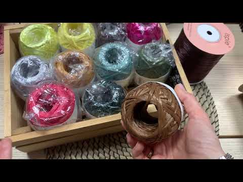 Видео: Рассуждения про рафию Ispie и Hamanaka Eco Andaria