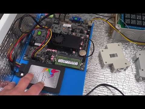 Видео: Удалённая приёмная позиция, термошкаф с оборудованием. Часть 1. Компоновка шкафа.