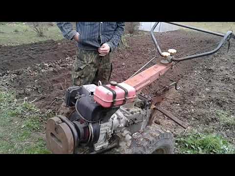 Видео: МОТОБЛОКИ,  мотоблок МБ -90 Мул Кадви. Как пашет.