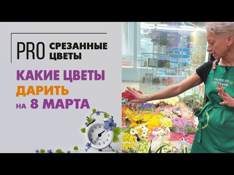 Видео: Тюльпаны или мимоза? Что выбрать и какие цветы дарить на 8 марта. Секреты цветочников
