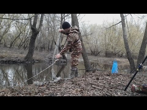 Видео: Рыбалка на поплавок ранней весной. Открытие сезона 2024. Браконьерские сети в нерест.