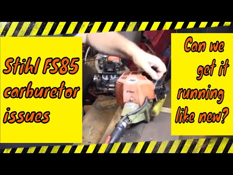 Видео: Триммер Stihl FS85 Pro с трудом заводится. #Stihl #триммер