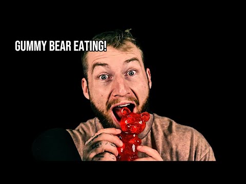 Видео: Поедание супер-мармеладного мишки | ASMR