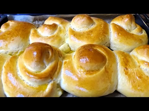 Видео: Легкий и вкусный пышный завтрак для всей семьи с яично-сырной начинкой.