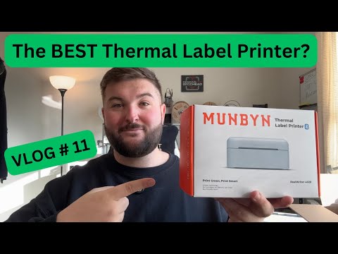 Видео: ЛУЧШИЙ термопринтер для этикеток для малого бизнеса? | 3D Printing Business VLOG #11