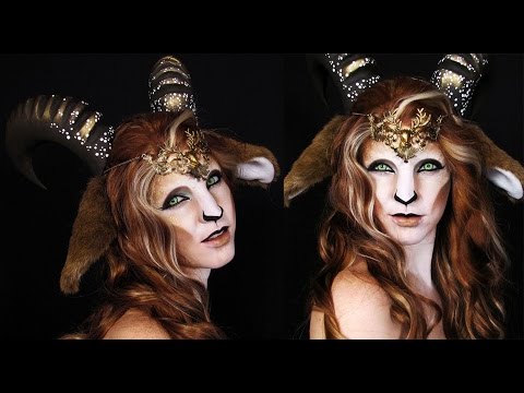 Видео: Урок по макияжу фавна | Коллаборация с мифологическими существами