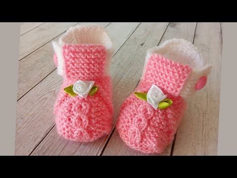 Видео: 💝БЕСШОВНЫЕ ПИНЕТКИ СПИЦАМИ👍knitting baby booties