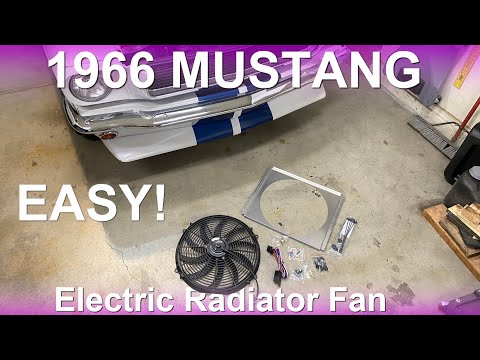 Видео: Как установить электрический вентилятор радиатора