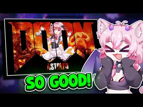Видео: СЮЖЕТ ДУМА — ЭТО БЕЗУМИЕ! || VTuber: ПЕРВАЯ РЕАКЦИЯ НА MAX0R