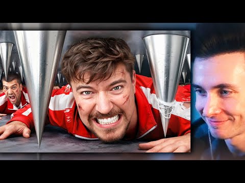 Видео: ХЕСУС СМОТРИТ: 100 Человек Vs Самая Большая Ловушка! | МИСТЕР БИСТ