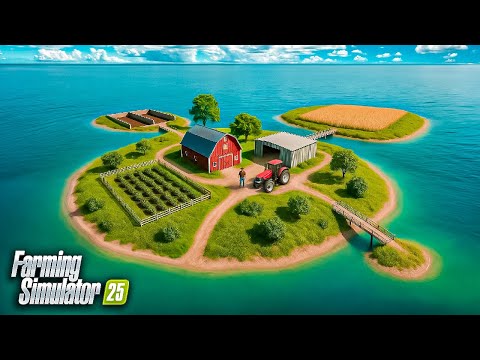 Видео: Выживание на острове в Farming Simulator 25!