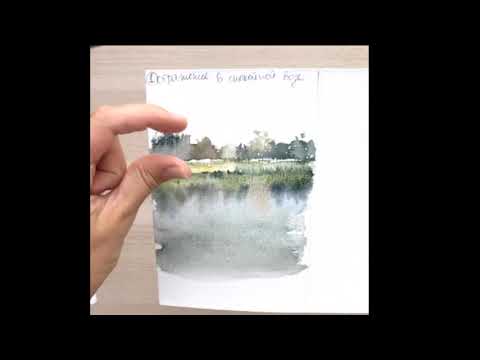 Видео: Как рисовать воду
