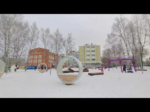 Видео: 11 11 2025 Прогулка по Шахматному скверу #Ханты-Мансийск