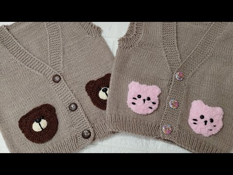 Видео: #детскйжилетспицами #жилетспицами Подробный МК детский жилет спицами 