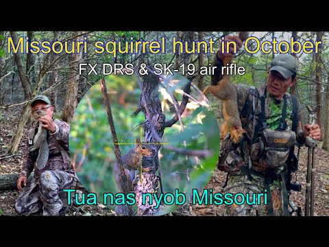 Видео: Охота на белок Gray и Fox с пневматической винтовкой | FX DRS | FX M3 | LCS SK-19 | Tua nas nrog ...