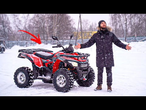 Видео: Вот на что способен электрический квадроцикл ЗИМОЙ! | WHITE SIBERIA SNEG PRO MAX 6000W