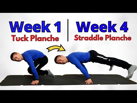 Видео: От TUCK до STRADDLE PLANCHE за 30 дней | Учебное пособие по Straddle Planche
