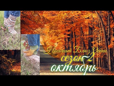 Видео: 🧦🍁🌾🍂 Вязальный СП "Носочный Блюз Осени. Сезон 2"🍁🌾🍂🧦Отчёт Октября🤩🧦
