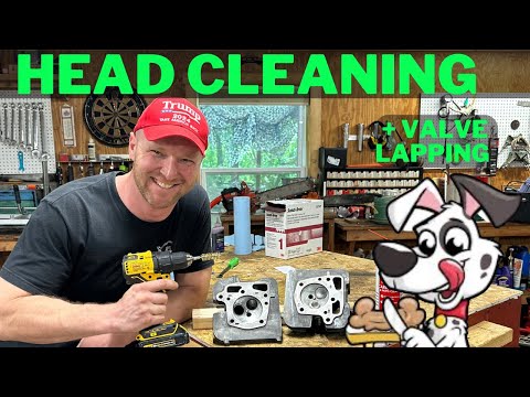 Видео: Очистка головки блока цилиндров и притирка клапанов