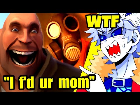 Видео: 100% слепая реакция на Team Fortress 2: встреча с командой | История TF2