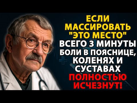 Видео: Боль в спине и суставах исчезнет! МАССИРУЙТЕ ЭТО место 3 минуты перед сном