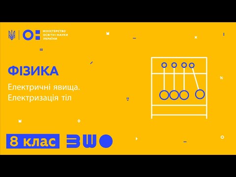 Видео: 8 клас. Фізика. Електричні явища. Електризація тіл