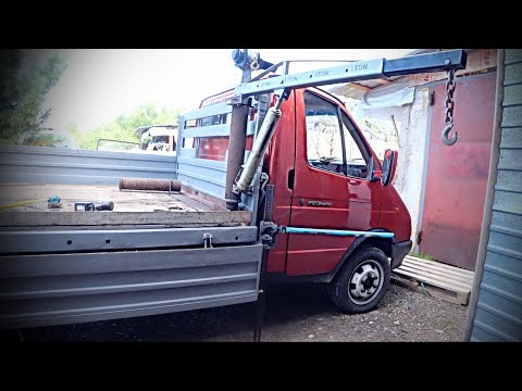 Видео: КРАН НА ГАЗЕЛЬ из Гов... Из подручных средств.