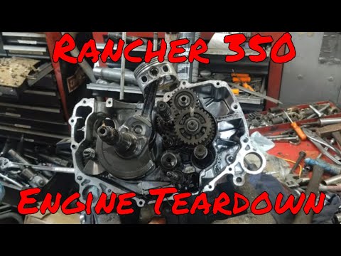 Видео: Разборка двигателя Honda Rancher 350