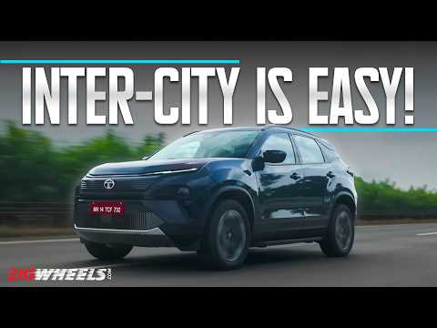 Видео: Тест запаса хода Tata Harrier QWD в реальных условиях с участием ?? | Подъёмы, город, скоростные ...