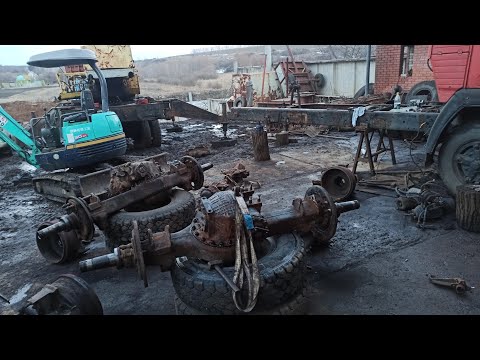 Видео: Разорванный КАМАЗ.лепим горбатого.