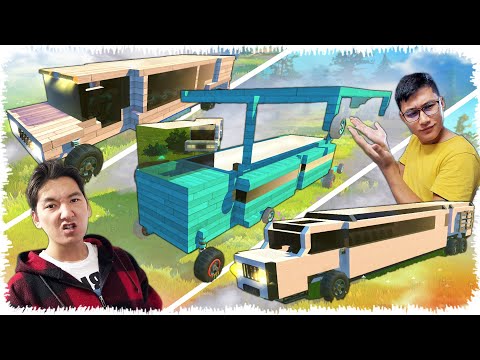 Видео: Лимузин соғып жарыстық (Scrap Mechanic)