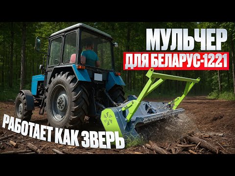 Видео: Лучше не придумали ! Мульчер NIUBO для тракторов Беларус-1221 и Беларус-1523
