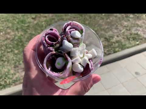 Видео: Влог: жареное мороженое, покупки, снова медузы и др.