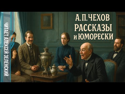 Видео: А. П. Чехов  "Рассказы и юморески"  читает Алексей Зеленский