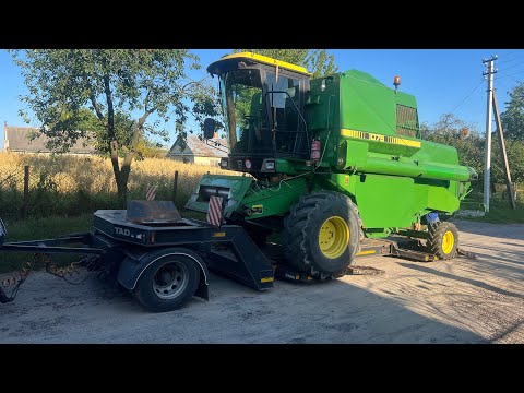 Видео: Молотим! З тралу відразу в поле!! John Deere 1075 Ідеальний стан !! 2150м/г з Німеччини 