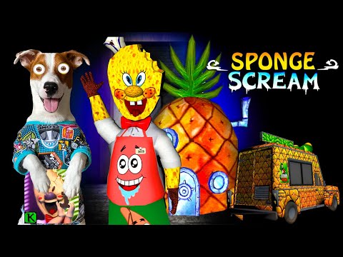 Видео: Собака играет в МОРОЖЕНЩИК это СПАНЧБОБ 👀 ICE SCREAM SpongeBob MOD 👀