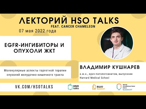Видео: EGFR-ингибиторы и опухоли ЖКТ (гость - Владимир Кушнарев)