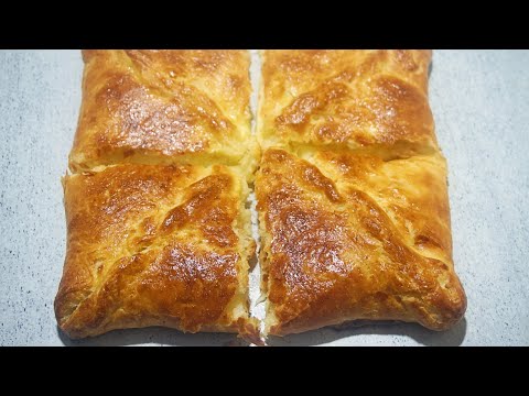 Видео: ნახევრად ფენოვანი ცომით ცხვება საოცარი ხაჭაპური | Puff yeast dough |Слоеное дрожжевое тесто