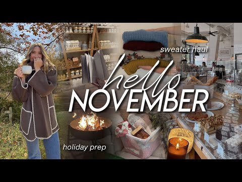 Видео: ПРИВЕТ, НОЯБРЬ | Убираем осенний декор, делаем перестановку дома, выбираем свитера Quince и уютна...