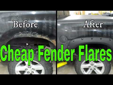Видео: Установка расширителей крыльев eBay/Amazon на грузовик Dodge Ram
