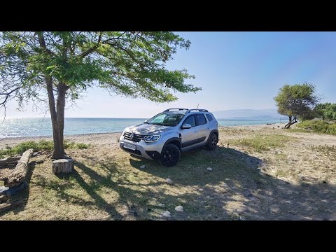 Видео: На Дастере с караваном в Абхазии. Часть 3: кемпинг, Амбара, пляжи за Мачарой, Ольгинские водопады.
