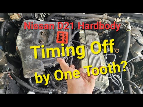 Видео: Как исправить ошибку опережения зажигания на один зуб на масляном насосе Nissan D21 Hardbody 4cyl