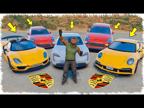 Видео: Джонни ҚҰПИЯ ПОРШЕ көліктерді ҰРЛАДЫ (GTA V) жони джони