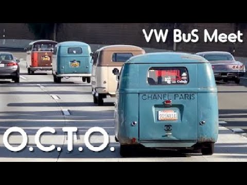Видео: OCTO VW BUS MEET 2023, Лонг-Бич, Калифорния, более 350 автобусов