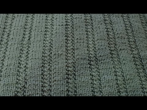 Видео: Красивый узор для мужской безрукавки...