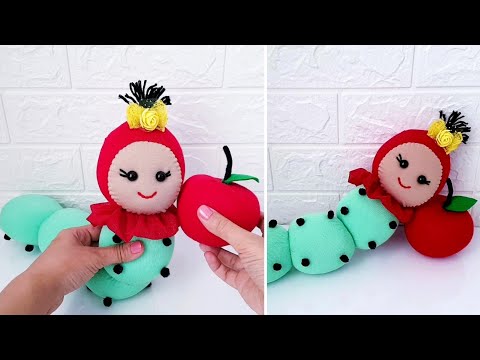 Видео: 😍КАК СДЕЛАТЬ голодную гусеницу из носков/❤Любимая игрушка детей🔊