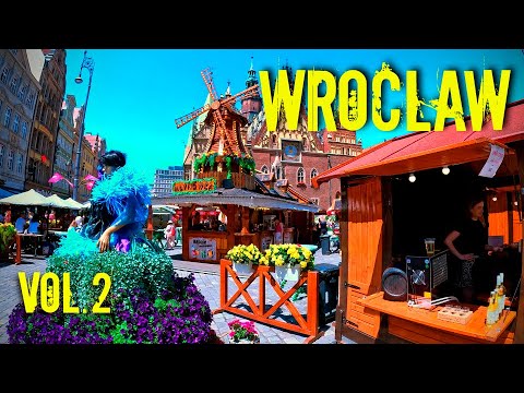 Видео: WROCLAW Прогулка часть 2 #vlog #poland #wrocław