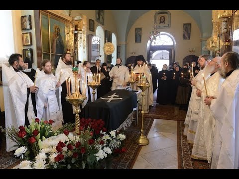 Видео: Погребение игумении Георгии (Щукиной) в Горненском монастыре
