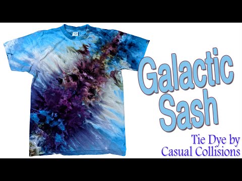 Видео: Tie Dye: Вертикальная лента [Ice Dye]